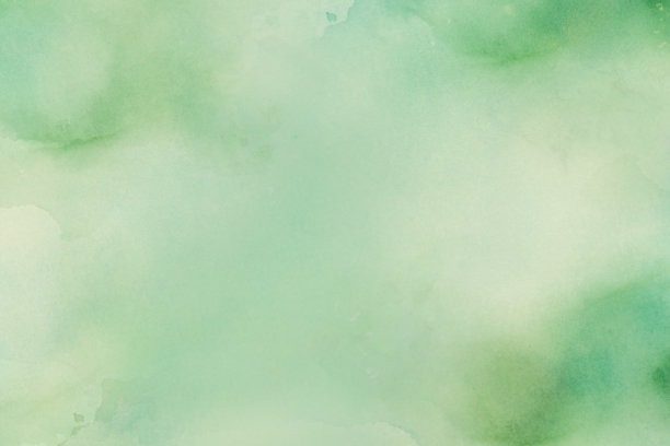 抽象绿色粉彩水彩污渍背景上的水彩纸纹理的设计模板邀请卡图片下载