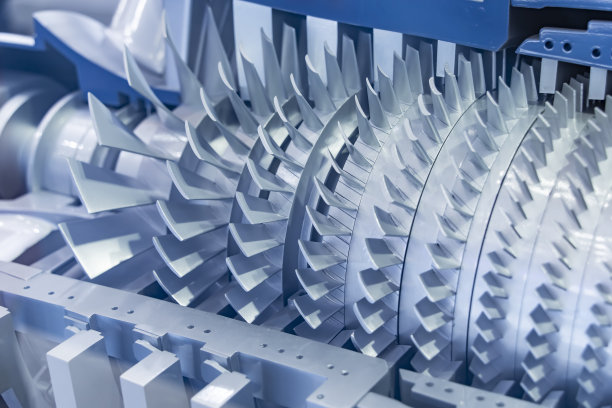 3D打印机打印喷气发动机金属塑料模型图片下载