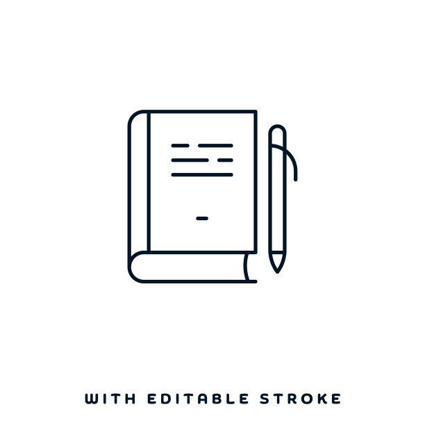 预订通知线图标设计图片下载