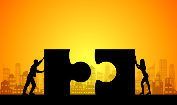 拼图的概念图片下载