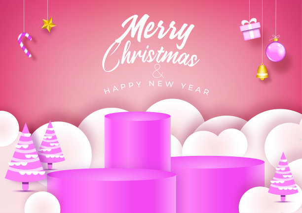 圣诞快乐横幅图片下载