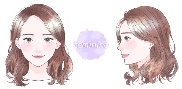 女性水彩风格插图集图片下载