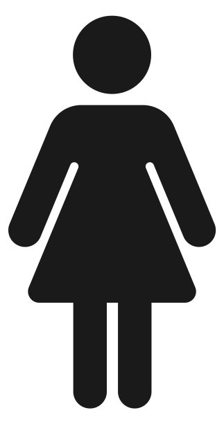 女性形象的象征。黑人女性剪影图标图片下载