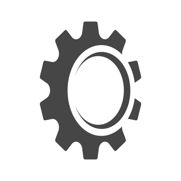 齿轮图标设计矢量模板图片下载