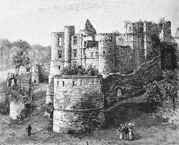 卢森堡博福特旧废墟图片下载