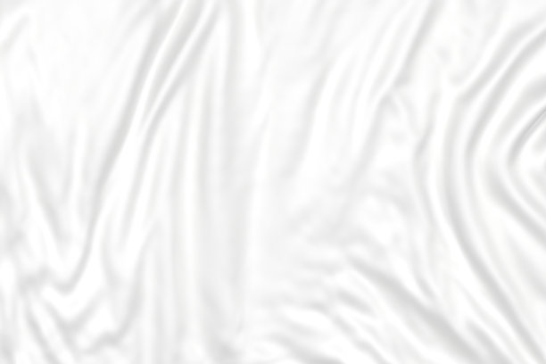 松散起皱的白色3D织物材料图片下载