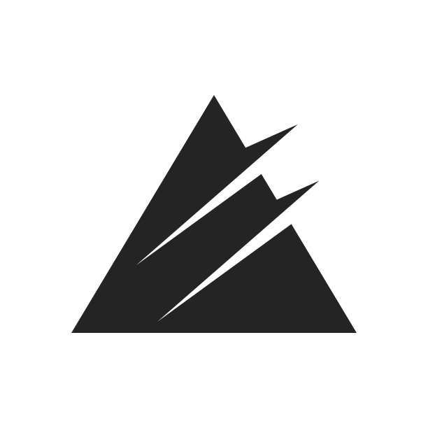 山标志模板。图标插图品牌标识。孤立而扁平的插图。矢量图形图片下载