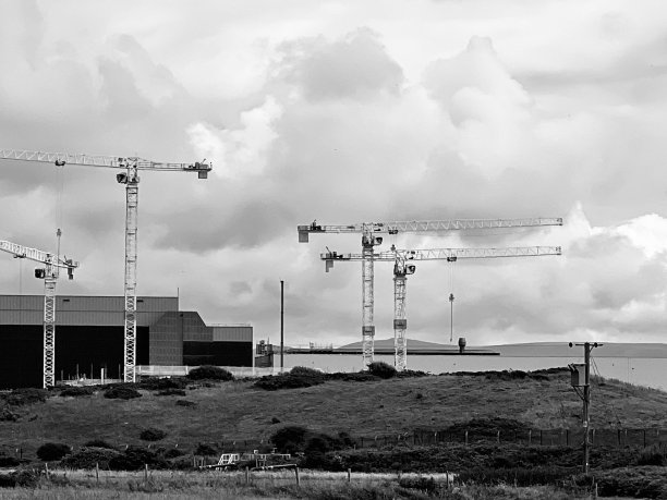 坎布里亚郡的塞拉菲尔德核电站图片下载