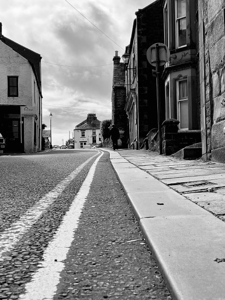 坎布里亚郡奥尔斯顿的街景图片下载