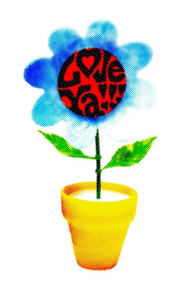 蓝色的爱花图片下载