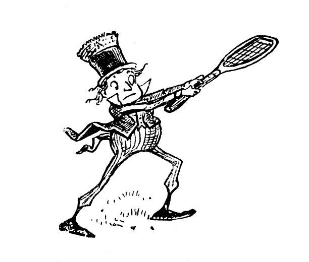 有趣的卡通人物的古董插图(“布朗尼”，1887年)图片下载