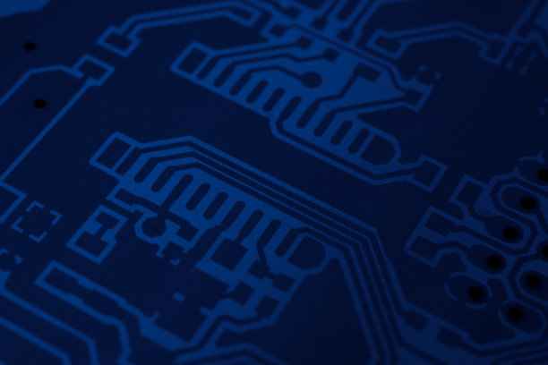 印刷电路。轨道布局图片下载