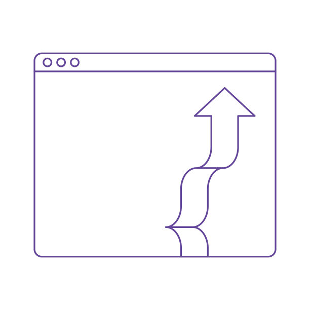 Web浏览器箭头符号线图标图片下载
