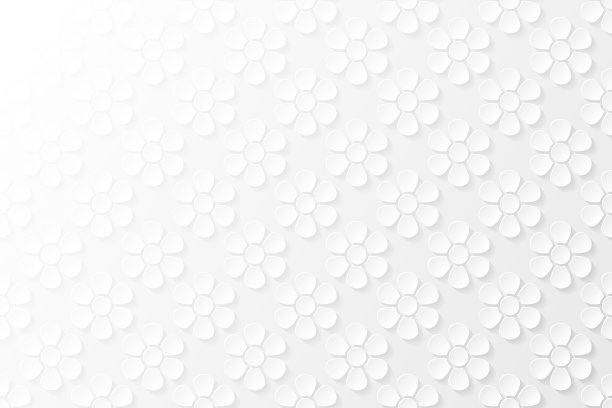 抽象的白色背景-花图案图片下载