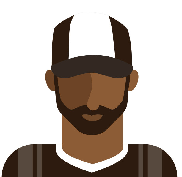 抽象成年东印度人阿凡达图标在现代充满活力的平面色彩的白色背景图片下载