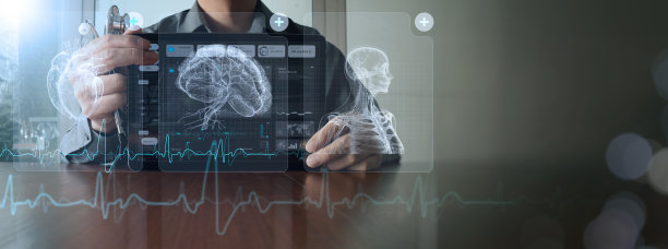 医疗保健和医学概念医生与人工智能在内科，护理助理，实验室研究和开发。医疗技术服务解决人们健康问题。图片下载