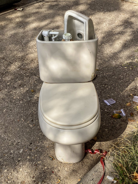 马桶落在街上图片下载