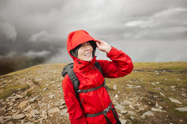 潮湿、多风、偏远的苏格兰徒步旅行图片下载