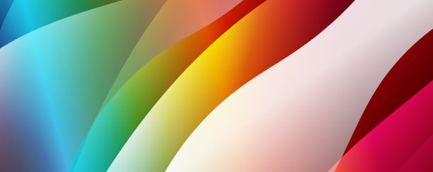 具有潮流流体颜色梯度的流体波浪线图片下载