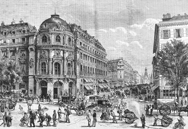 巴黎，新大道剧院图片下载