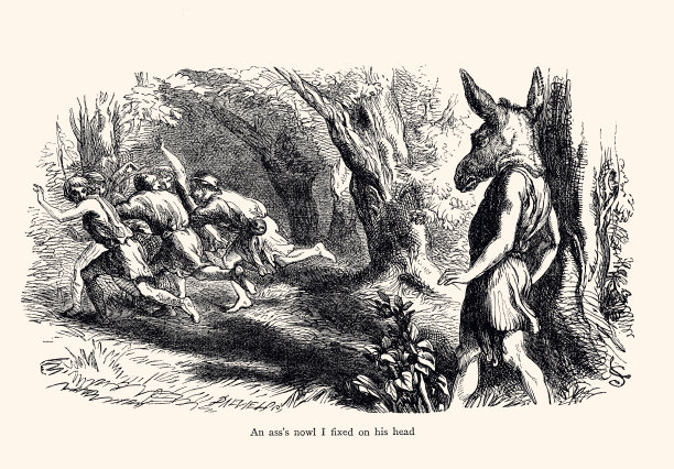 《仲夏夜之梦》威廉·莎士比亚著(XXXL，有许多细节)图片下载