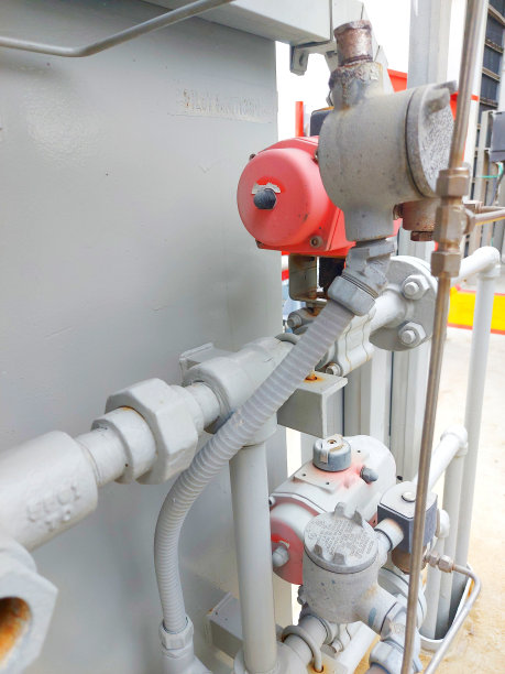 工艺区域的管道系统图片下载