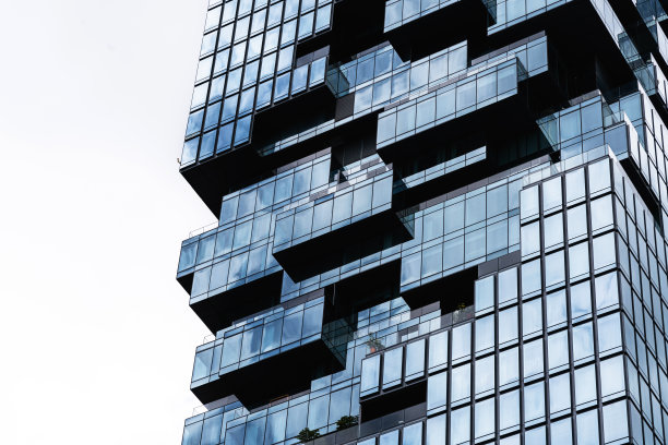 现代建筑的细节镜头图片下载