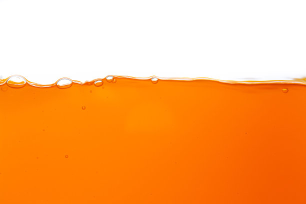 橙汁孤立的白色背景，橙汁纹理在白色背景上，拉近明亮的橙汁纹理，为健康和自然波浪图片下载