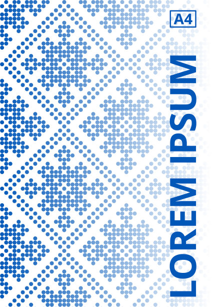 乌克兰蓝白现代封面。海报，目录，杂志，报告标题集。向量A4封面设计在乌克兰的颜色。民族几何装饰、印花、图案图片下载