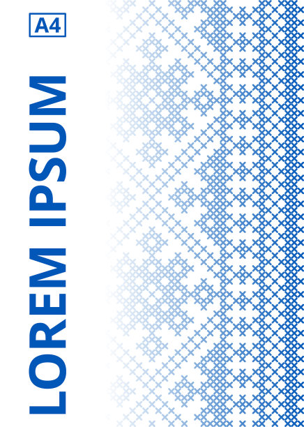 乌克兰蓝白现代封面。海报，目录，杂志，报告标题集。向量A4封面设计在乌克兰的颜色。民族几何装饰、印花、图案图片下载