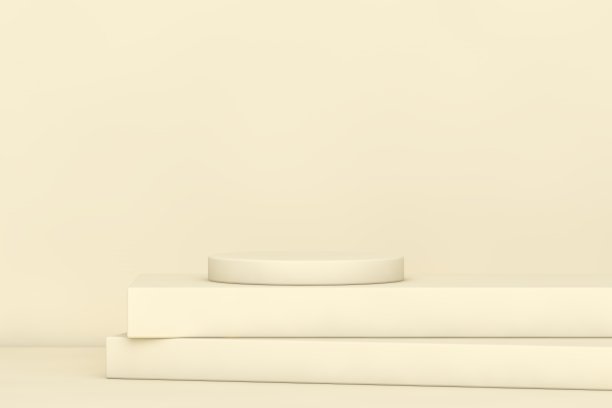 现代3D抽象背景平台的产品展示图片下载