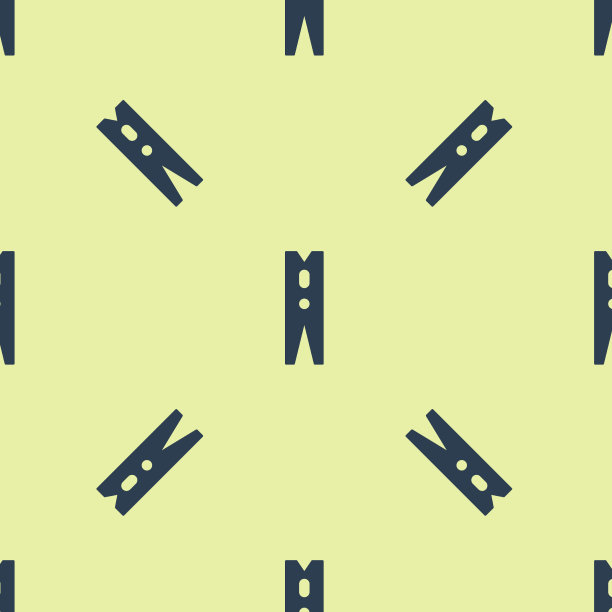 蓝旧木衣别针图标隔离无缝图片下载