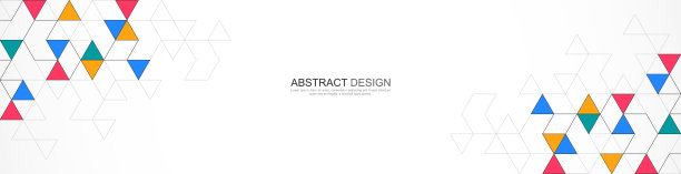 以抽象几何为背景的现代设计创意。极简的矢量纹理与多边形图案的横幅设计或标题图片下载