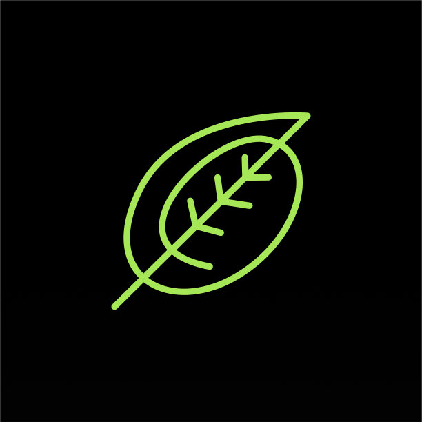 植物标志图标设计模板。Leaf标志模板图片下载