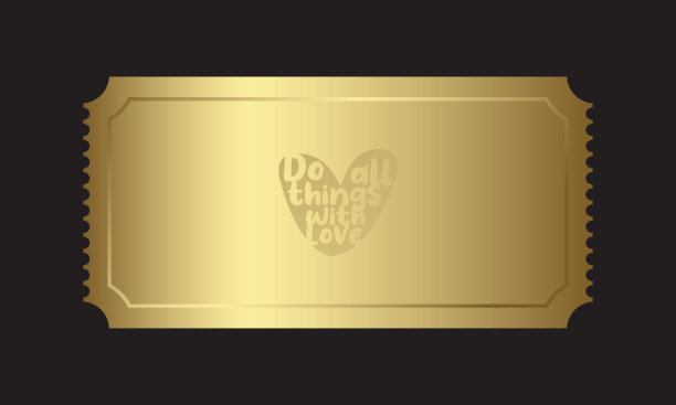 金票，用爱做所有的事，用爱做标签，承认一个，图片下载