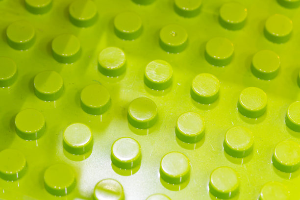 绿色塑料块背景图片下载