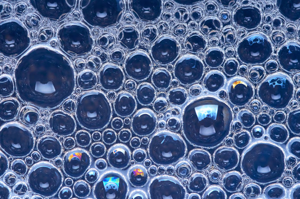汤泡沫的背景特写视图图片下载