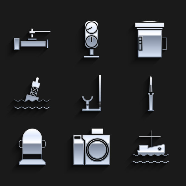 为潜水员渔船设置浮潜相机图片下载