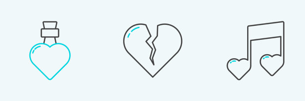 设行音乐音符音调，用心瓶爱图片下载