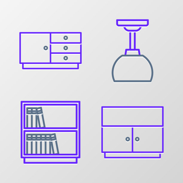 设线衣柜图书馆书架灯挂图片下载