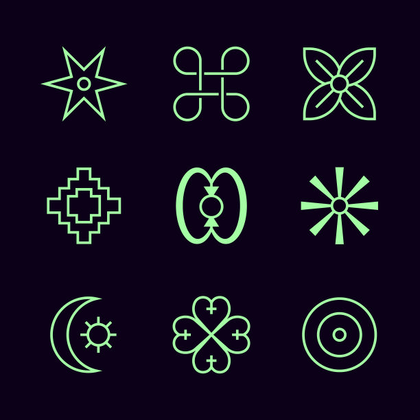 平面设计非洲符号图片下载