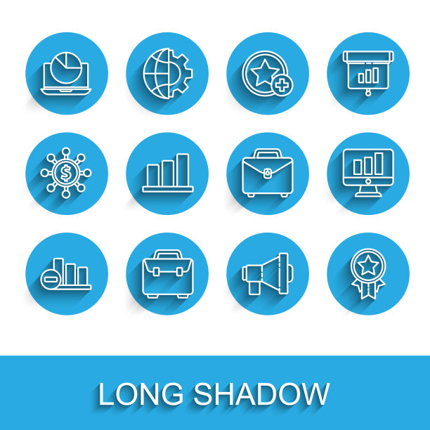 集线饼状图信息图公文包笔记本电脑图片下载