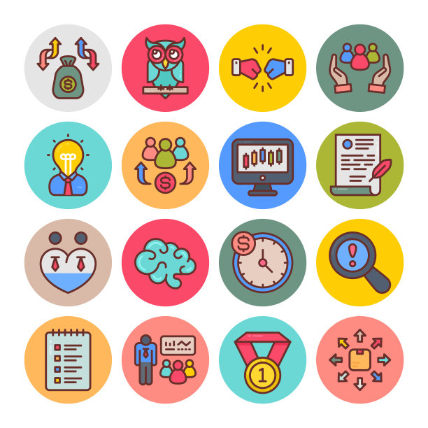 启动圆图标-矢量图片下载