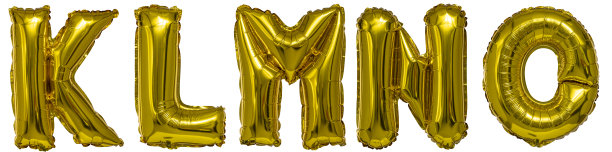 字母k l m n或金属金形状的真实气球图片下载