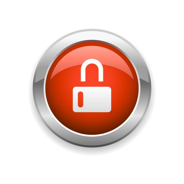 锁和安全光泽图标图片下载