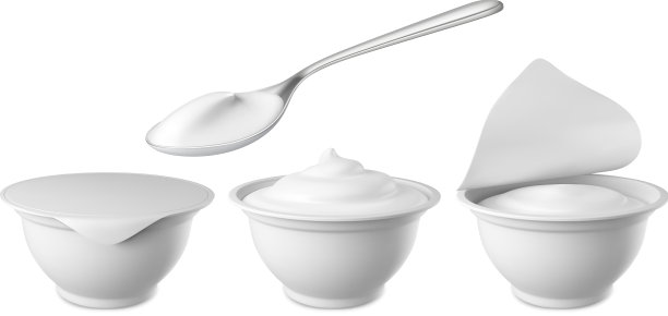 现实的开酸奶3d封闭塑料杯图片下载