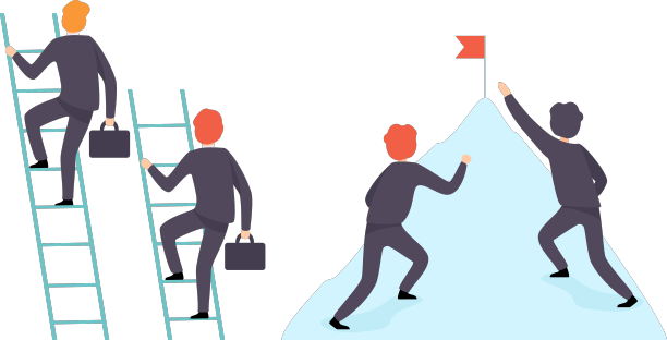 商业和职业竞争与男子办公室图片下载