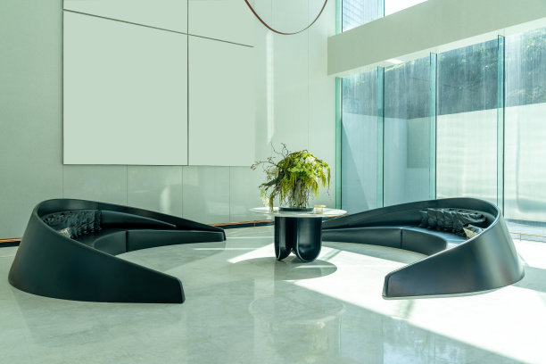 空大堂房间内部装修。图片下载