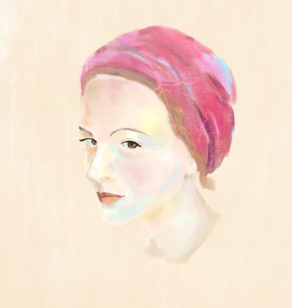 时尚肖像的一个女孩的形式风格化素描图片下载