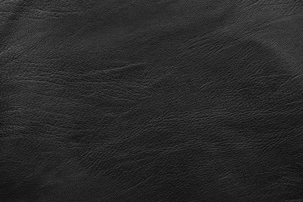 黑色皮革纹理背景与无缝图案。图片下载